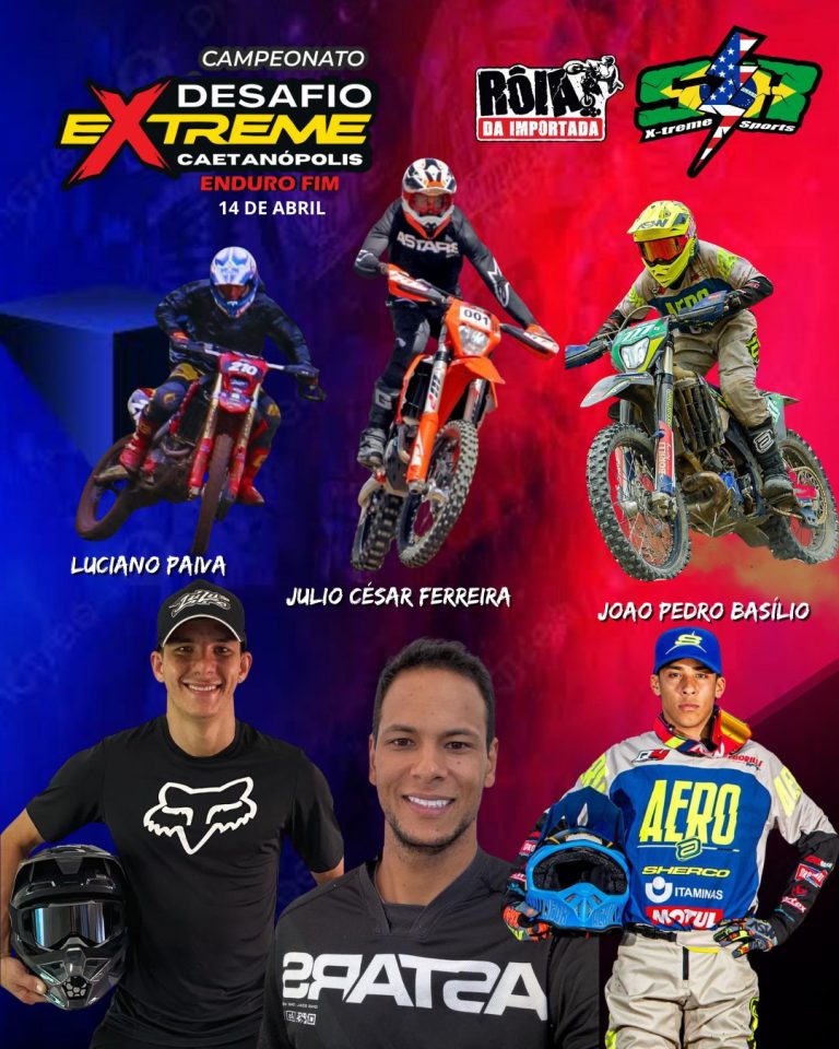 Caetanópolis/MG recebe a segunda etapa do Desafio Extreme de Enduro FIM 2024