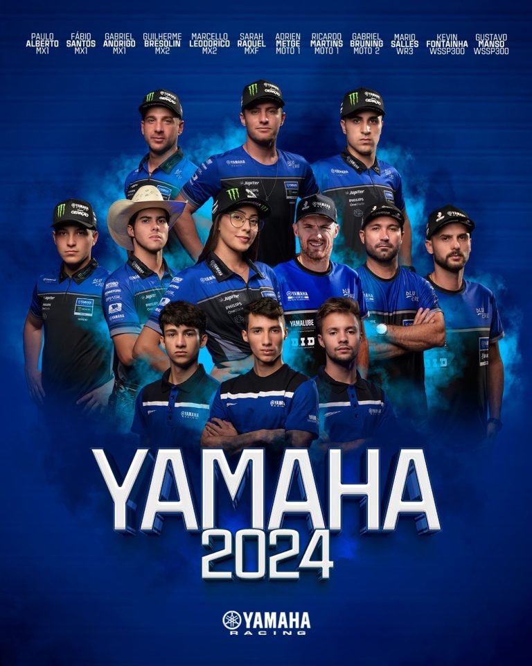 Em defesa dos títulos, Yamaha disputa abertura do Brasileiro de Motocross 2024