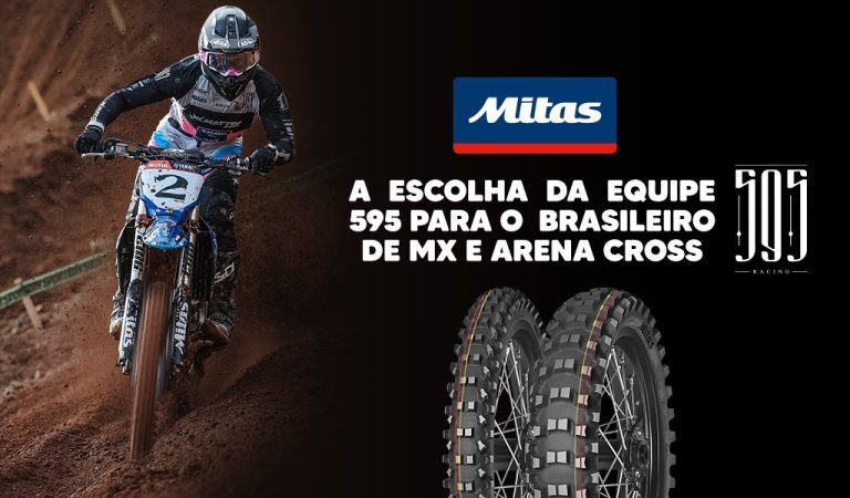 Jarva Imports: Pneu Mitas, a escolha da equipe 595 Racing para o BRMX e Arena Cross