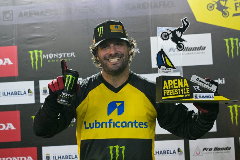 Fred Kyrillos pronto para o Arena Freestyle em Itaquaquecetuba/SP