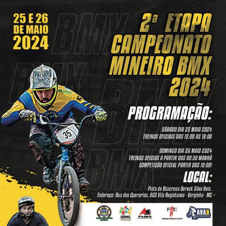 Varginha recebe às emoções da 2ª etapa do campeonato Mineiro de BMX, nesse fim de semana