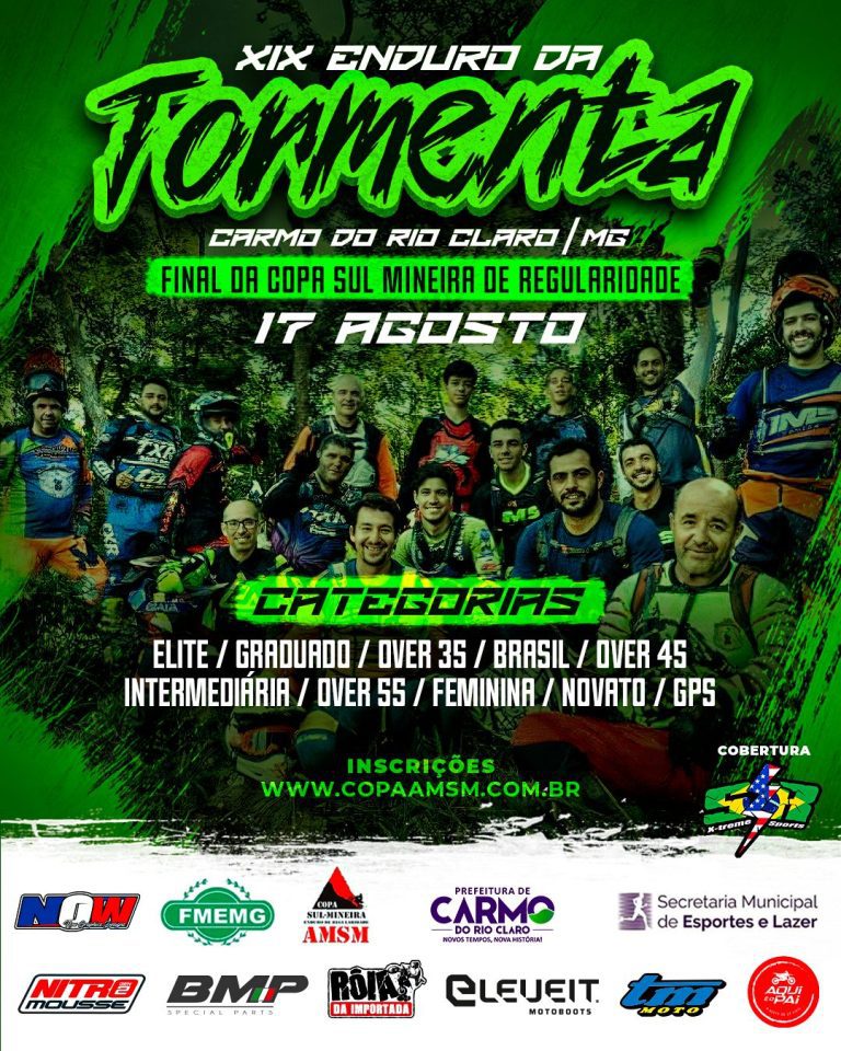 Enduro das Tormentas 2024: 19ª edição da prova promete muita adrenalina e cobertura Show Radical