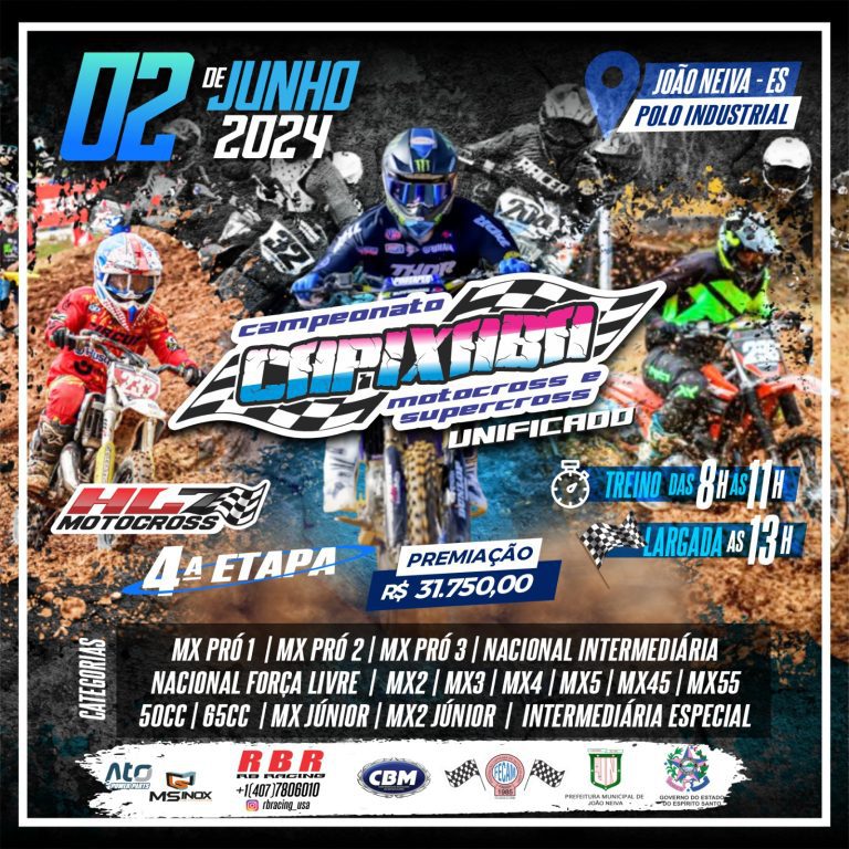 4ª Etapa do Campeonato Capixaba unificado de Motocross e Supercross em João Neiva, ES