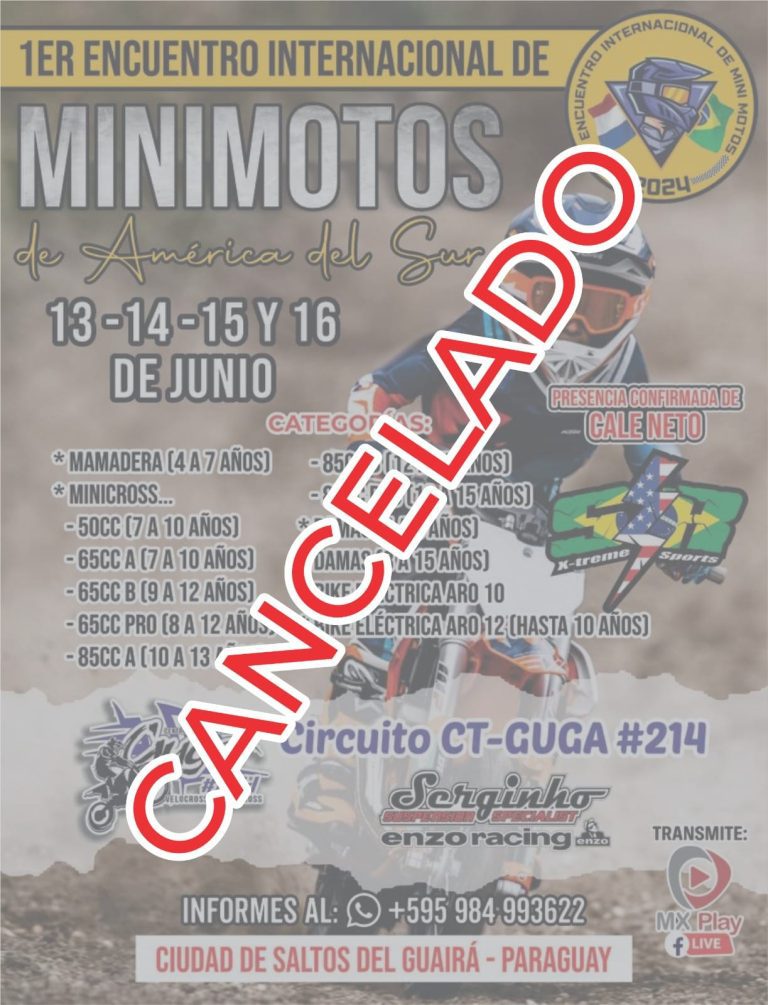1º Encontro Internacional de Mini Motos é cancelado! Confira o comunicado oficial