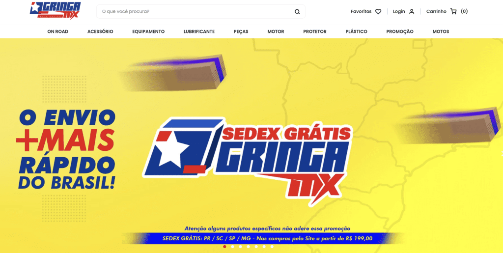 Gringa MX, a maior loja off road do Brasil, patrocinadora do piloto Enzo Lopes