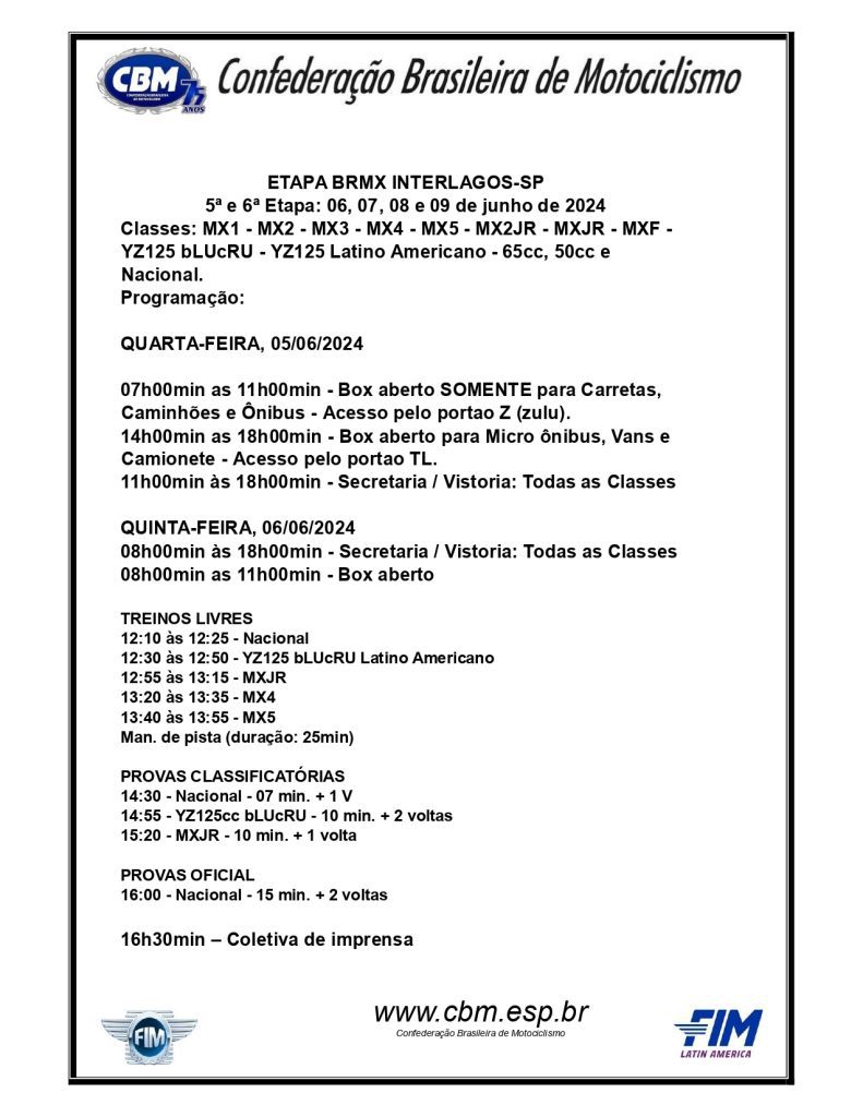 BRMX: Tudo o que voc&ecirc; precisa saber sobre a rodada dupla, em Interlagos/SP