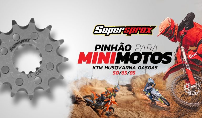 Jarva Imports: Conheça a linha de pinhões SuperProx, para Mini Motos, qualidade e desempenho para motos off road