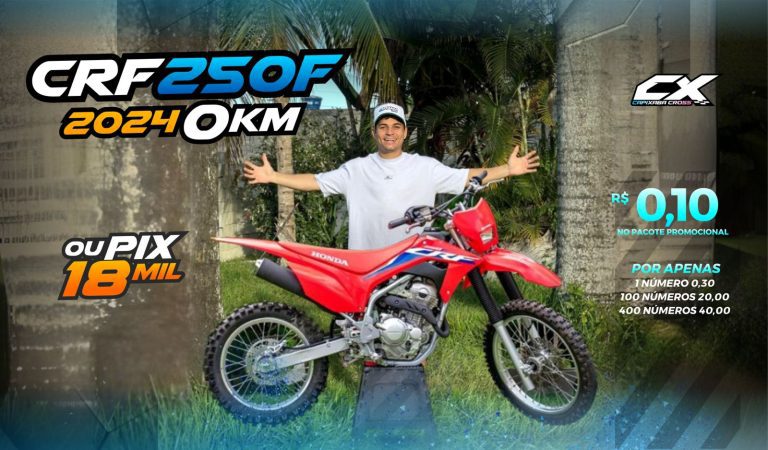 AÇÃO: CRF 250F 2024 por apenas R$0,10? CLIQUE E SAIBA MAIS