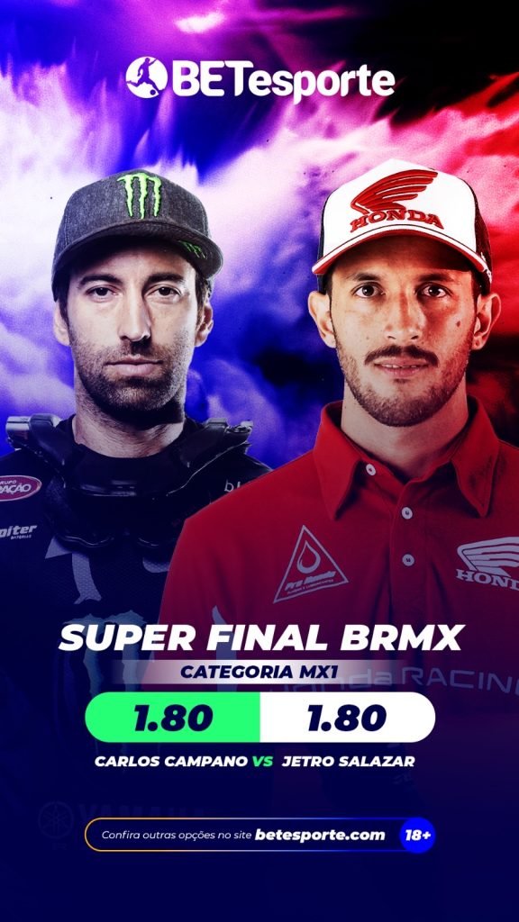 APOSTE na Final do BRMX e ganhe dinheiro com a BetEsporte