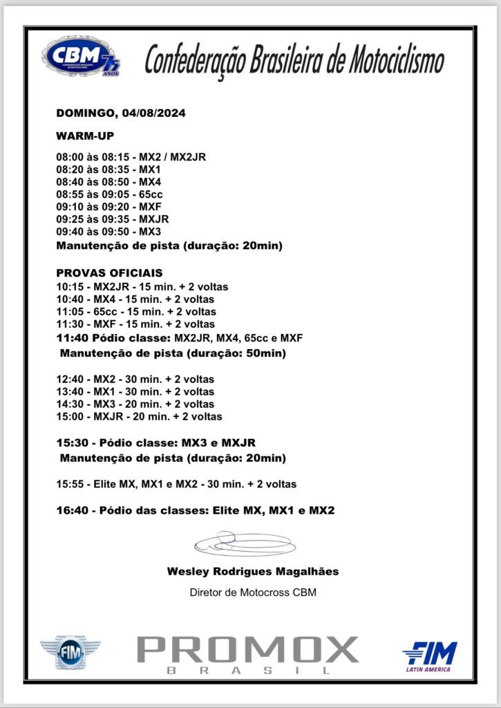 BRMX AO VIVO | Final da temporada corridas de domingo | Ponta Grossa PR