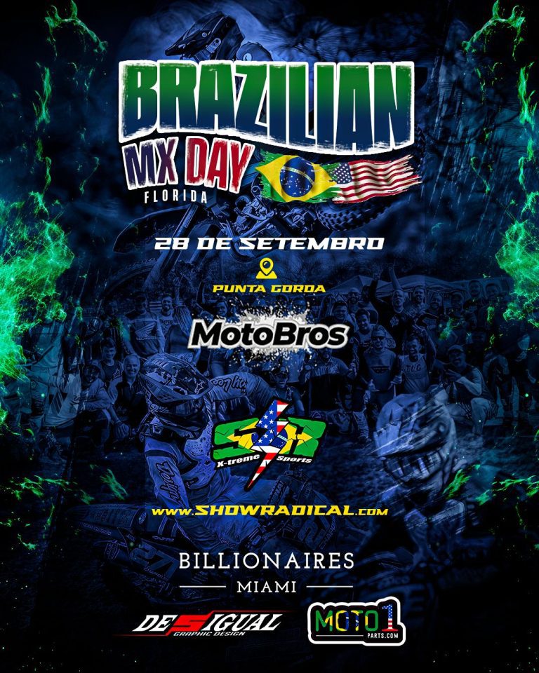 Brazilian MX Day SR: 7ª Edição reunirá pilotos Brasileiros na Flórida dia 28/09