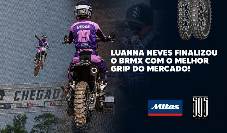 Jarva Imports: Vice-campeã do BRMX, Luanna Neves conta sua experiência com os pneus Mitas