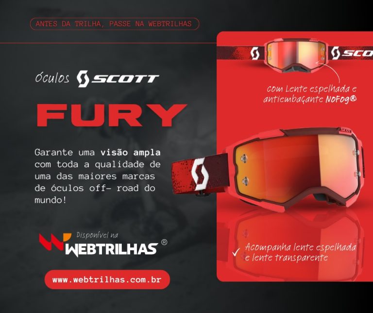 Destaque da semana Web Trilhas: Óculos Scott Fury | CLIQUE E ADQUIRA O SEU
