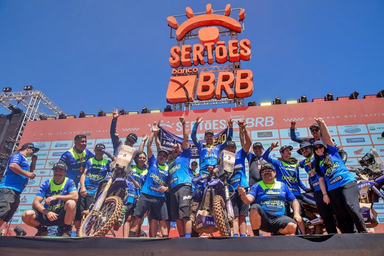 Bicampeão: com a Yamaha, Adrien Metge domina o Sertões 2024