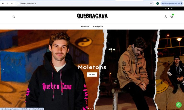 Quebra Cava: A marca do lifestyle off-road agora ao seu alcance online!