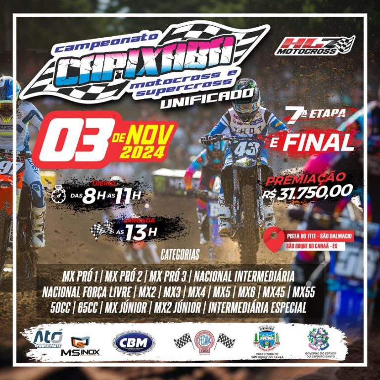 AO VIVO: Grande final do campeonato Capixaba de MX e SX Unificado