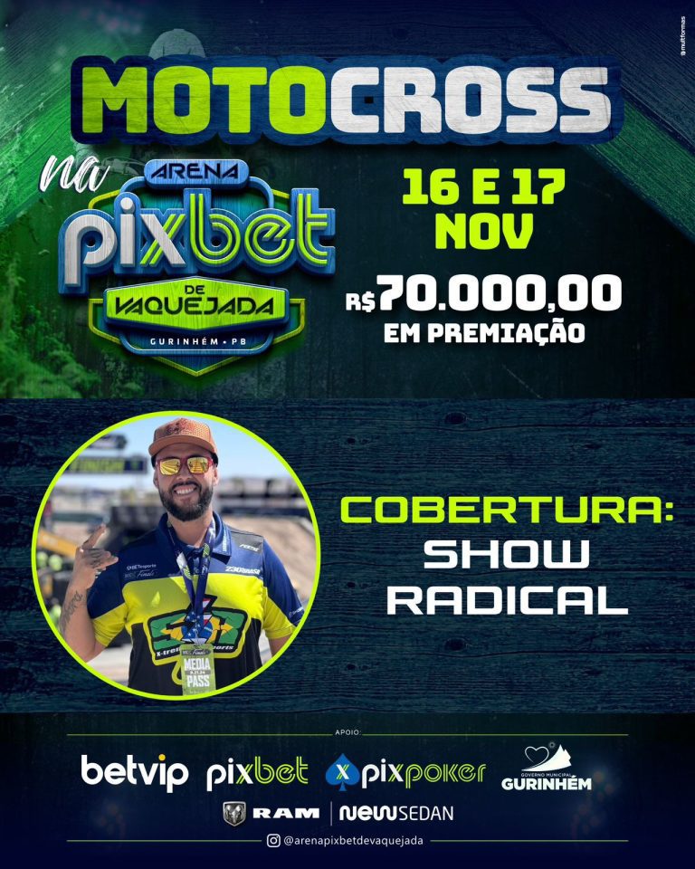 Arena Pix Bet Motocross: Show Radical marca presença em Gurinhém/PB, com cobertura exclusiva