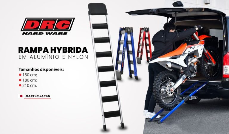 Jarva Imports: Transporte sua motocicleta com praticidade e eficiência com a rampa dobrável DRC