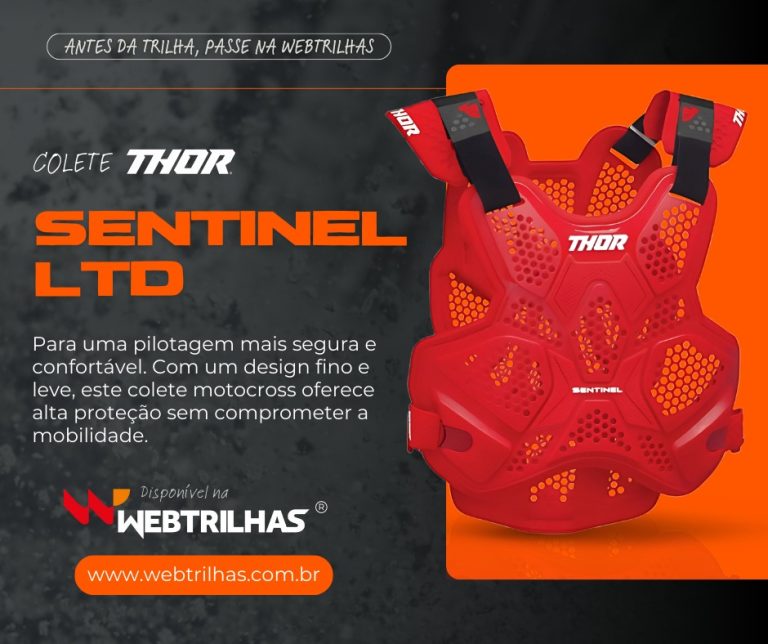 Destaque da semana Web Trilhas: Colete Thor Sentinel | CLIQUE E ADQUIRA O SEU