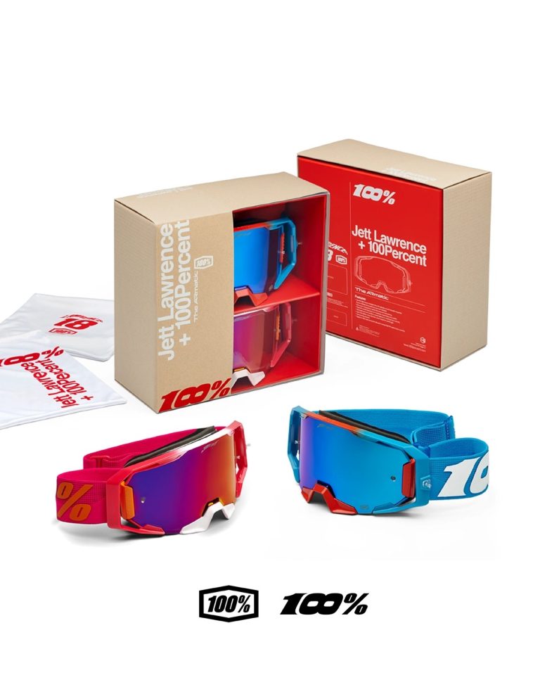 Óculos 100% Armatic Jett Lawrence, disponível nas principais lojas do Brasil