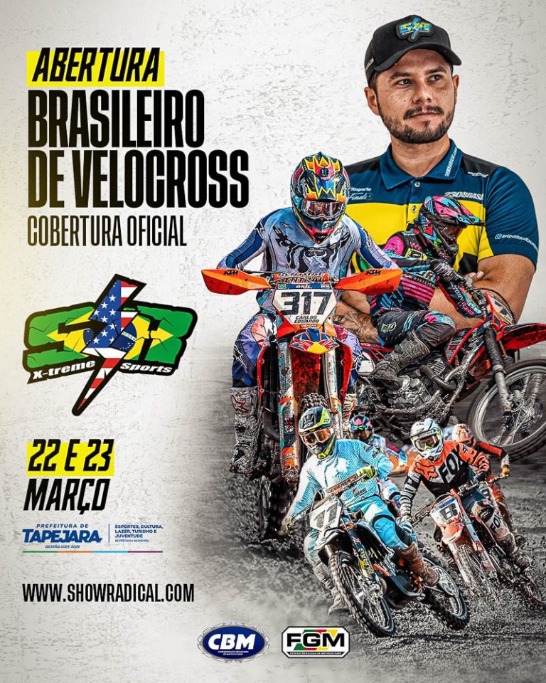 Em seu 70º aniversário, Tapejara recebe a abertura do Brasileiro e Gaúcho de Velocross 2025, com cobertura Show Radical