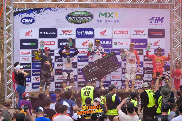 Baterias Pioneiro GasGas Racing Team celebra pódio e evolução na 2ª etapa do MX1 GP Brasil em Canelinha (SC)
