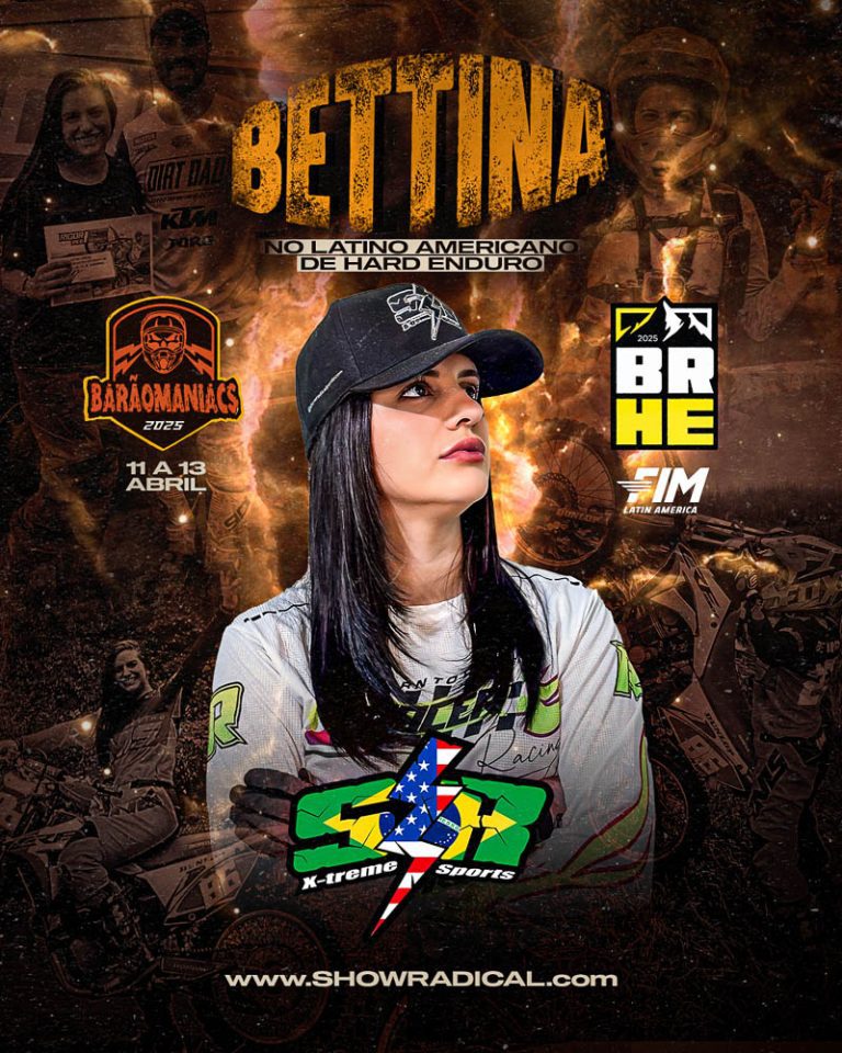 Bettina Torrezan disputa o Barãomaniacs, prova válida pela 2ª etapa do BRHE e Latino Americano de Hard Enduro