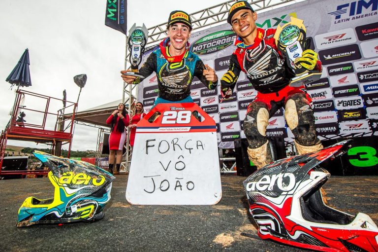 Honda Racing abre temporada do MX1GP Brasil no alto do pódio