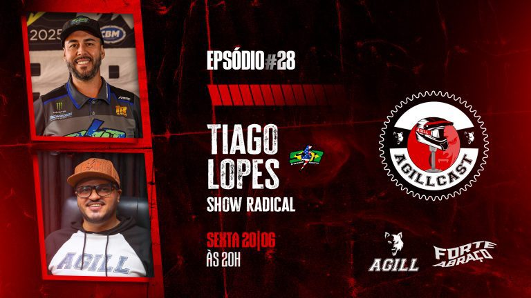Podcast | Tiago Lopes conta os bastidores do Show Radical no universo off-road, hoje às 20h, no Agillcast