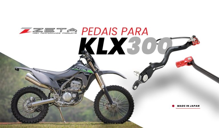Jarva Imports: Zeta apresenta novos pedais de câmbio e freio para a KLX300