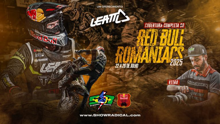Victor Silva embarca rumo ao Red Bull Romaniacs 2025, em mais uma cobertura internacional Show Radical