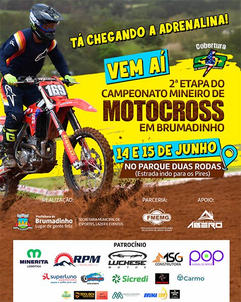 Show Radical est&aacute; de volta ao Campeonato Mineiro de Motocross com cobertura completa da 2&ordf; etapa em Brumadinho (MG)