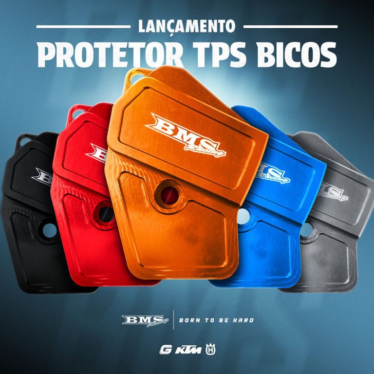 BMS Racing apresenta lançamento de protetor de TPS e Bicos para KTM, Husqvarna e GasGas