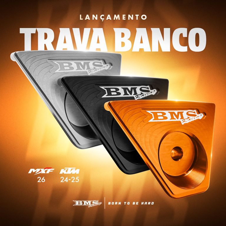 Lançamento BMS Racing: Trava de banco reforçada para KTM, Husqvarna e MXF