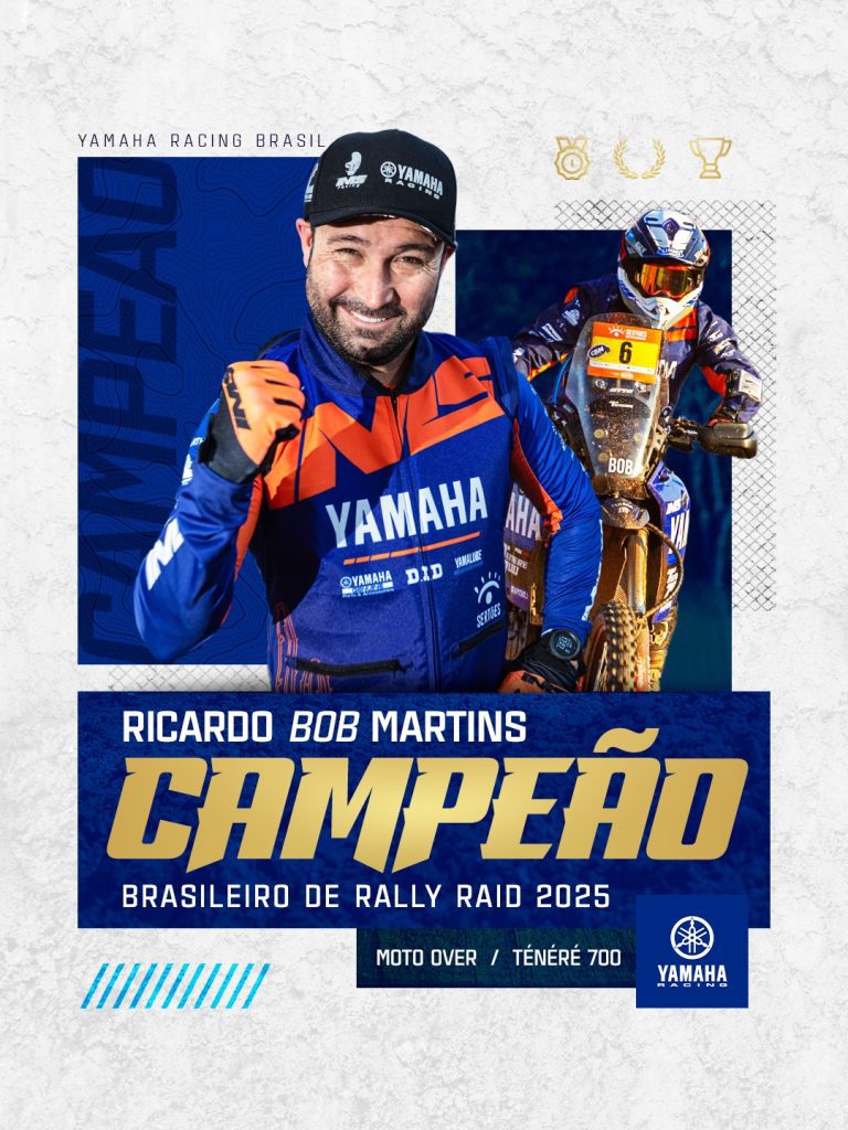 Com a Yamaha Ténéré 700, Ricardo “Bob” Martins é Campeão Brasileiro de Rally