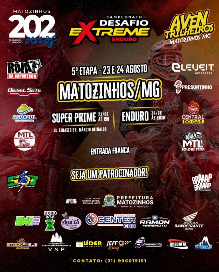 Desafio Extreme 2025 chega pela primeira vez a Matozinhos, celebrando os 202 anos da cidade