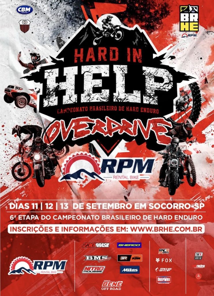 Final do BRHE 2025: Hard In Help Overdrive acontece em Socorro/SP entre 11 e 14 de setembro, com cobertura Show Radical