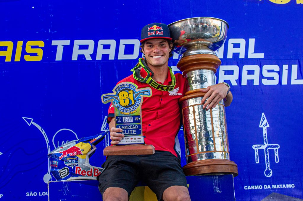 Bruno Crivilin, da Honda Racing, &eacute; bicampe&atilde;o do Enduro da Independ&ecirc;ncia