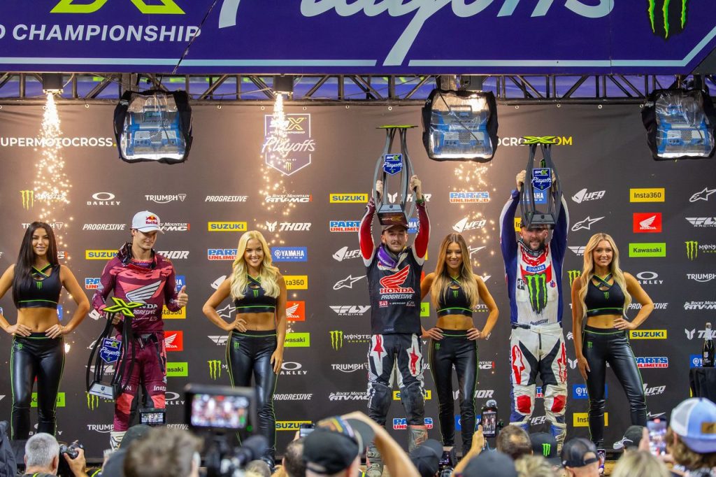 Hunter Lawrence conquista vit&oacute;ria eletrizante no Playoff 2 do SMX World Championship em St. Louis