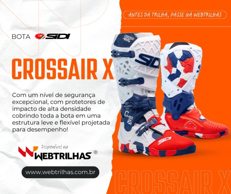 Destaque da semana Web Trilhas: Bota Sidi Crossair X | CLIQUE E ADQUIRA A SUA