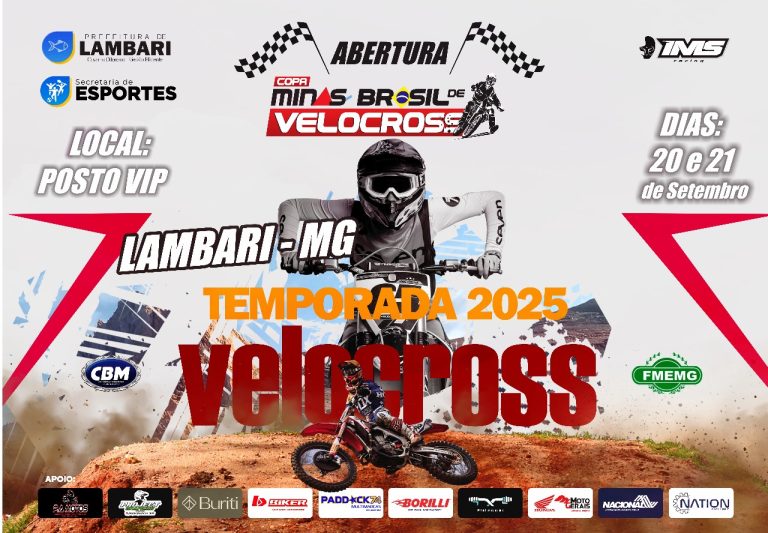 Abertura da Copa Minas Brasil de Velocross acontece em Lambari-MG