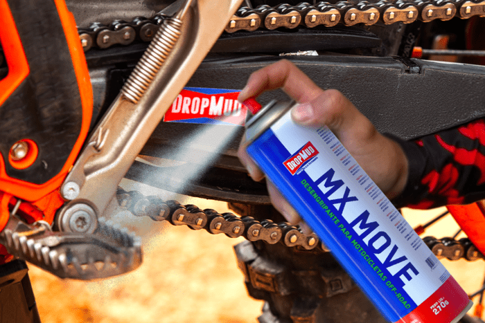 DropMud amplia a sua linha de produtos e lan&ccedil;a Chain Lub e MX Move para o mercado off-road
