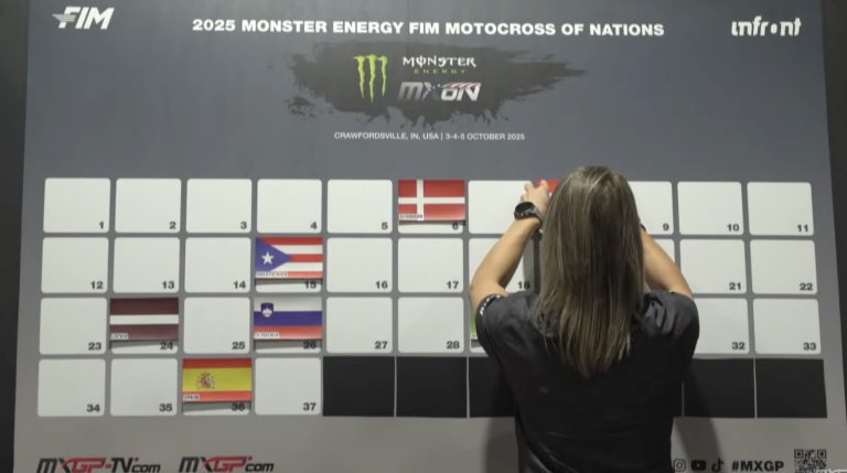 MXON 2025: ASSISTA AO VIVO o sorteio da ordem de largada