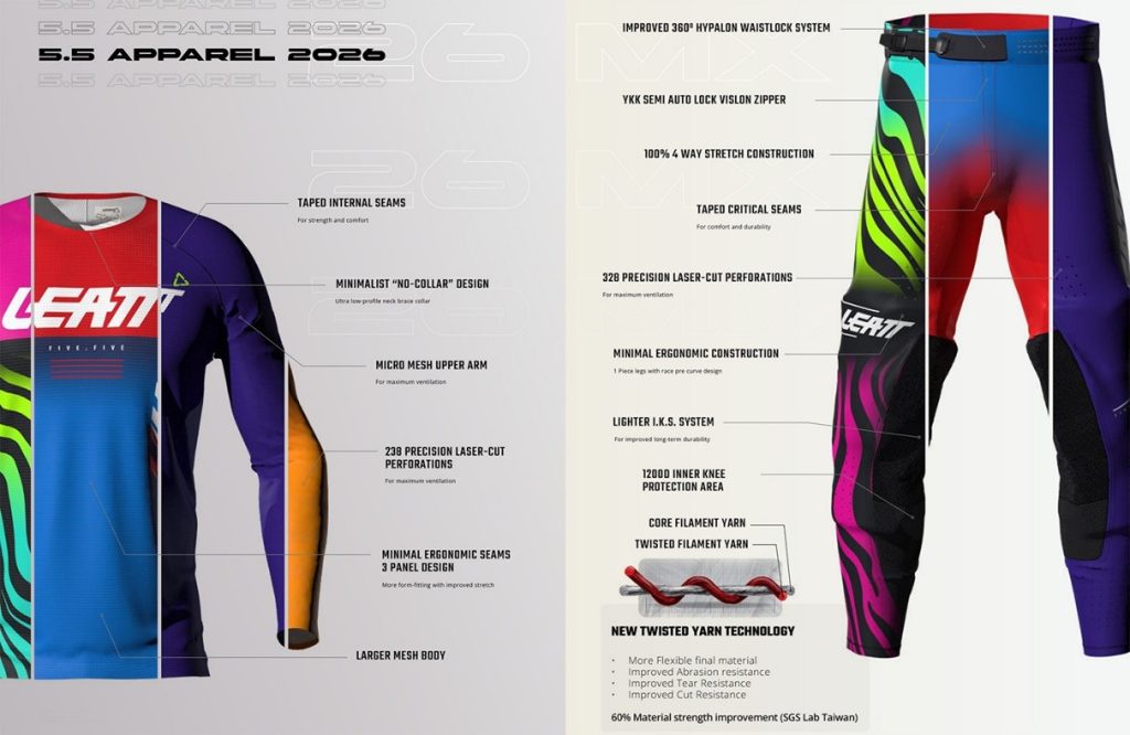 Cole&ccedil;&atilde;o Moto 5.5 2026 da Leatt chega ao Brasil,&nbsp;distribu&iacute;da pela SPORTECH