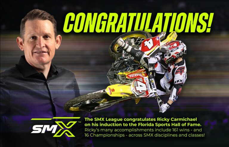 Ricky Carmichael é introduzido no Florida Sports Hall of Fame