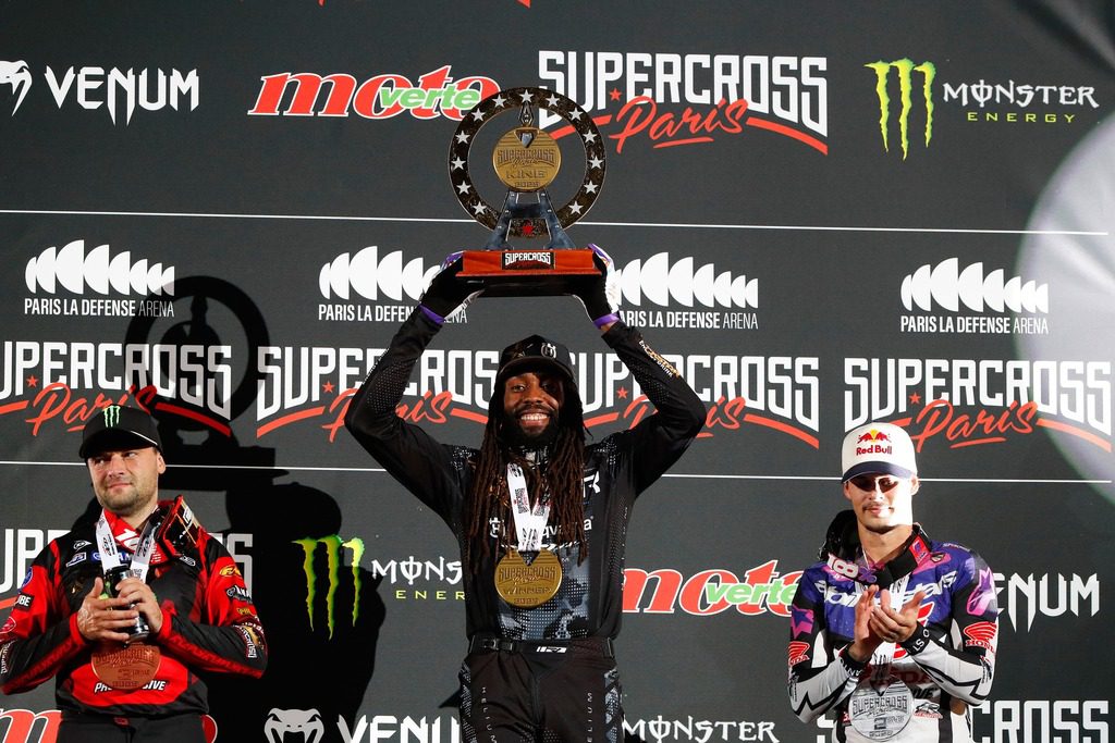 Supercross de Paris: Malcolm Stewart vence segundo dia de provas e é o mais novo “Rei de Paris”