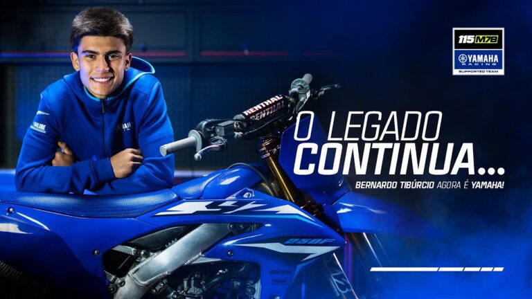 Bernardo Tibúrcio é confirmado no projeto internacional Yamaha 115 M78 na Europa para 2026
