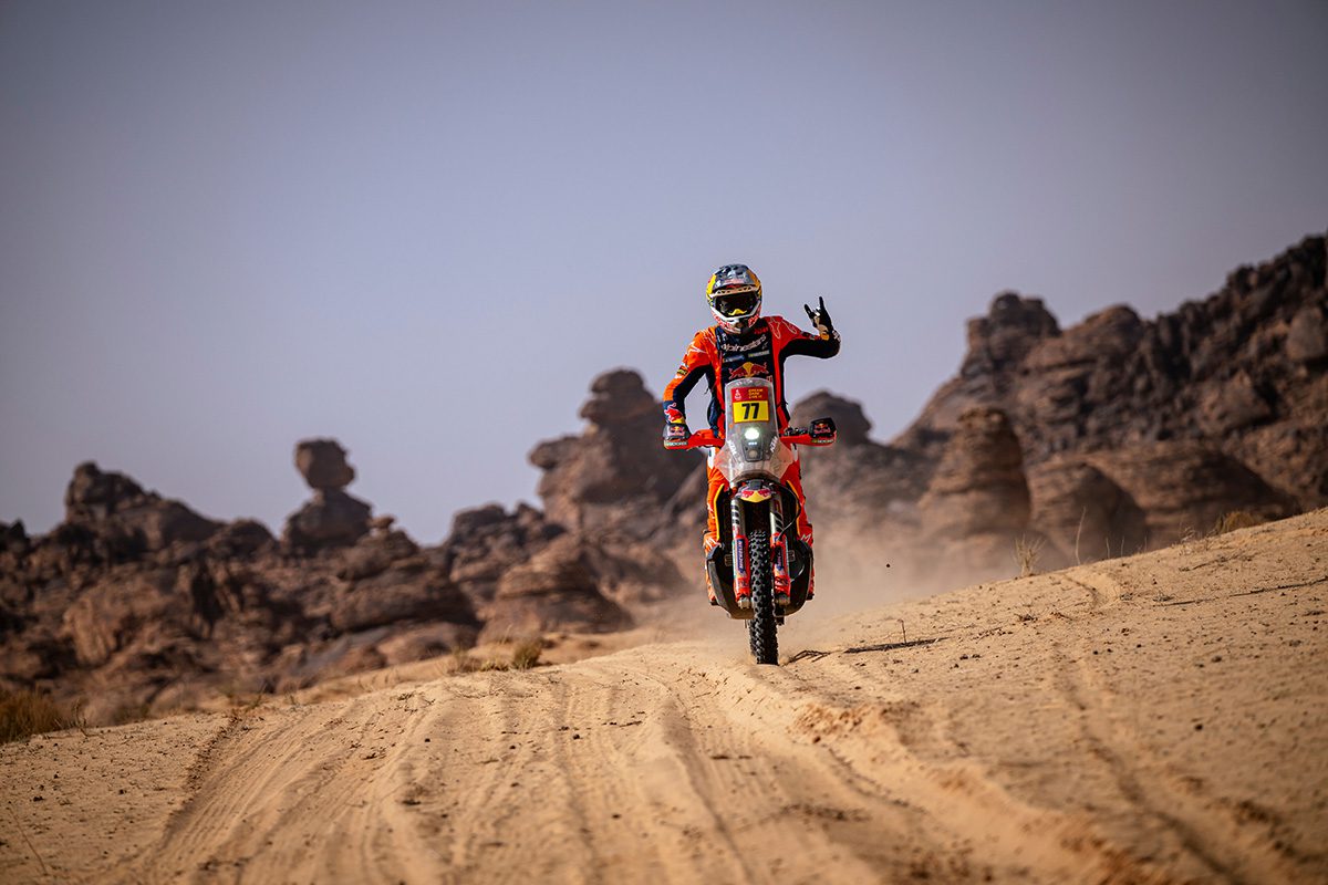 Dakar 2026: Luciano Benavides vence a etapa 5 e Daniel Sanders lidera ap&oacute;s segunda parte da maratona