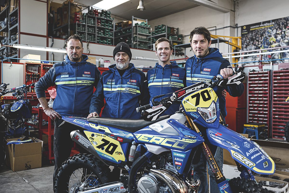 Steve Holcombe &eacute; anunciado pela Sherco Racing para o EnduroGP 2026