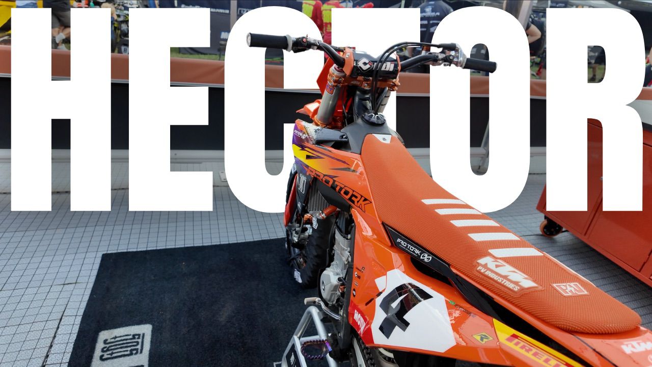 Leandro Silva apresenta em detalhes a KTM de Hector Assunção